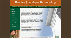 Desktop Screenshot of bradleyjrodgersremodeling.com